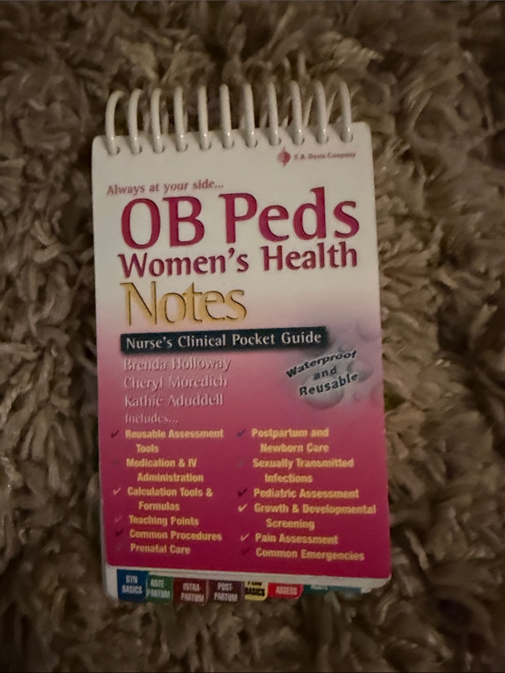 OB Peds Women’s Health Notes – Pink Nurse’s Clinical Pocket Guide